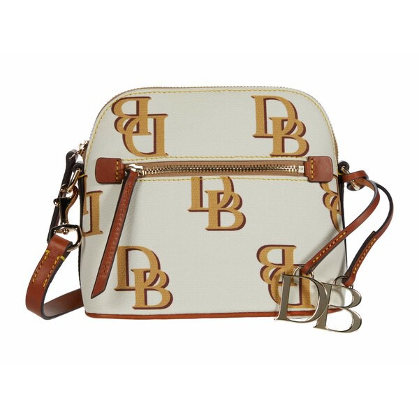 ドーネイアンドバーク レディース ハンドバッグ バッグ Monogram Domed Crossbody Beige