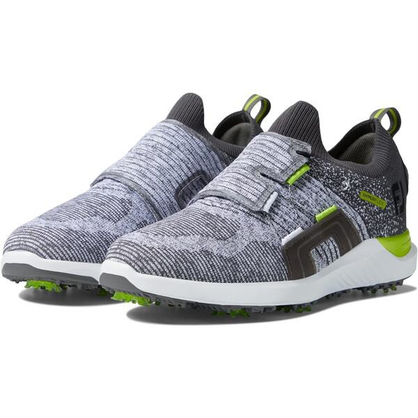 フットジョイ メンズ スニーカー シューズ Hyperflex Boa Charcoal/Grey/Lime