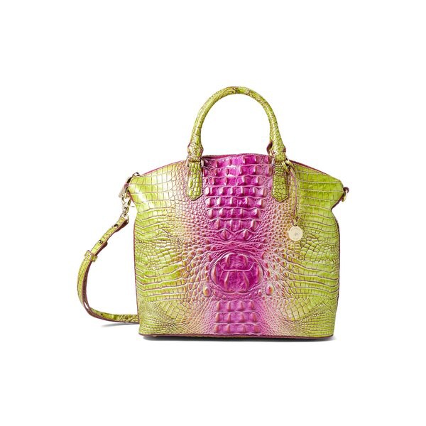 ブランミン レディース ハンドバッグ バッグ Ombre Melbourne Large Duxbury Satchel Limeade