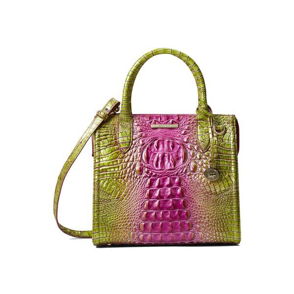 ブランミン レディース ハンドバッグ バッグ Ombre Melbourne Small Caroline Satchel Limeade