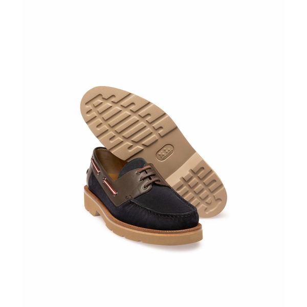 全ての バリー メンズ デッキシューズ シューズ Normann 36 Boat Shoe Blue Navy Cdsdp Org