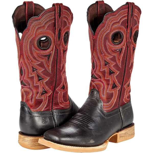 デゥランゴ レディース ブーツ＆レインブーツ シューズ Lady Rebel Pro 12" Western Brown/Red