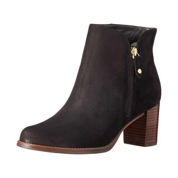 マークジョセフニューヨーク レディース ブーツ＆レインブーツ シューズ Women's Leather Block Heel Ankle Boot Black Nubuck