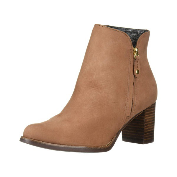 マークジョセフニューヨーク レディース ブーツ＆レインブーツ シューズ Women's Leather Block Heel Ankle Boot Cognac Nubuck