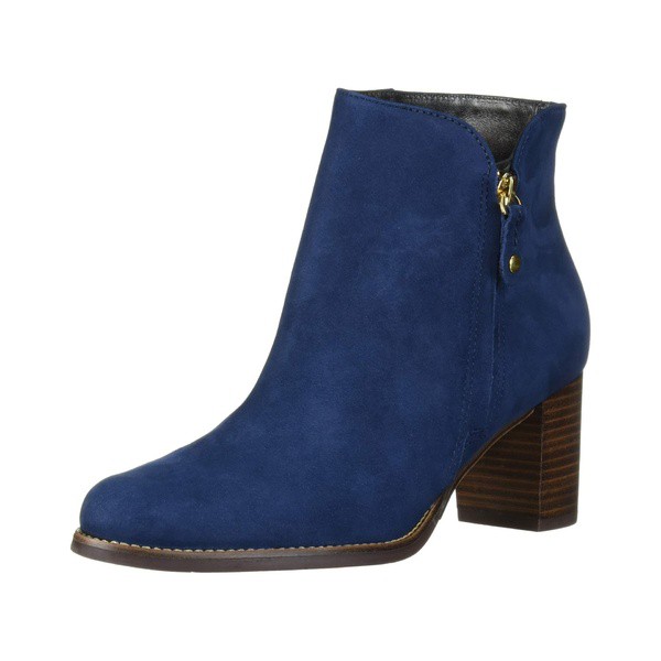 マークジョセフニューヨーク レディース ブーツ＆レインブーツ シューズ Women's Leather Block Heel Ankle Boot Ice Blue Nubuck