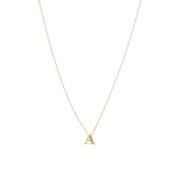 ディーバークレイ レディース ネックレス・チョーカー・ペンダントトップ アクセサリー 16" 14 KT. Initial "A" Adjustable Necklace Gol