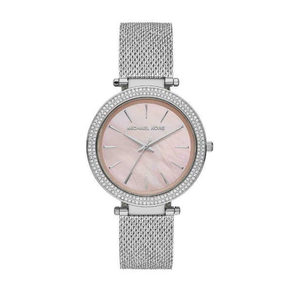 マイケルコース レディース 腕時計 アクセサリー Darci Three-Hand Mesh Watch Silver