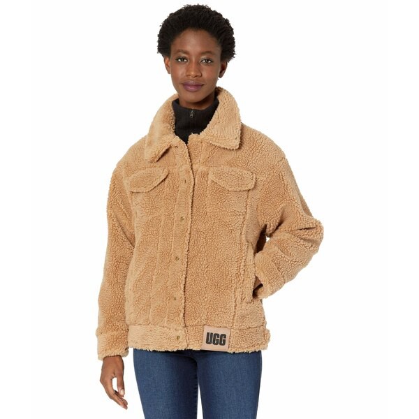 アグ レディース コート アウター Frankie Sherpa Trucker Jacket Camel