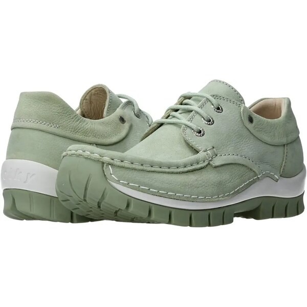 ウォルキー レディース スニーカー シューズ Fly Light Green Antique Nubuck