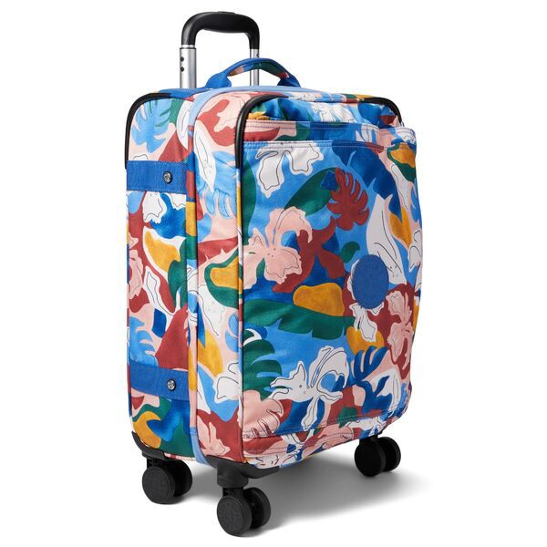 キプリング レディース ボストンバッグ バッグ Spontaneous Small Rolling Luggage Botanical Print