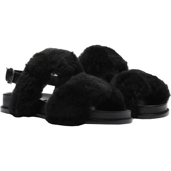 アレクサンドラバードマン レディース サンダル シューズ Sport Sandal Shearling Black