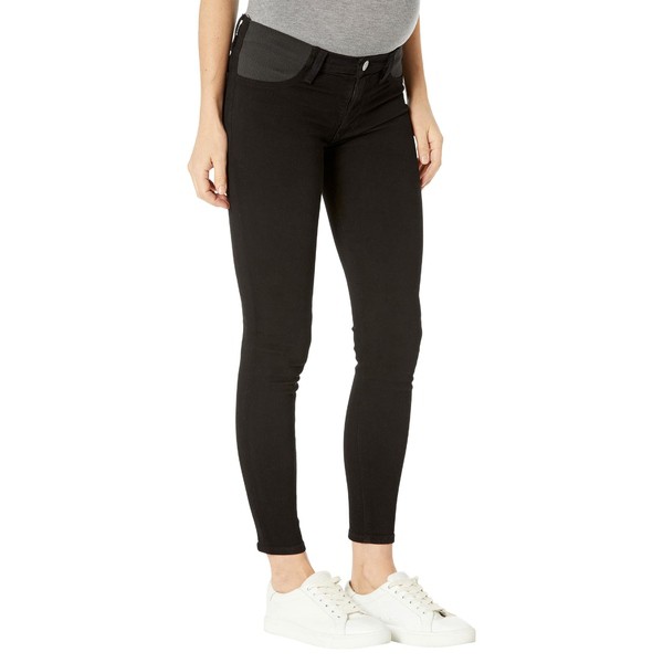 ハドソンジーンズ レディース デニムパンツ ボトムス Nico Super Skinny Ankle (Maternity) in Black Black