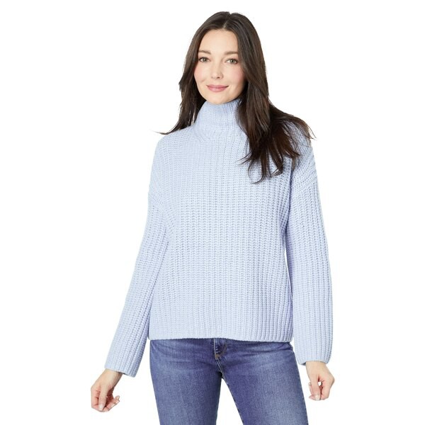 ヴィンス レディース ニット&セーター アウター Lofty Rib Turtleneck Sweater Light Peri Blue