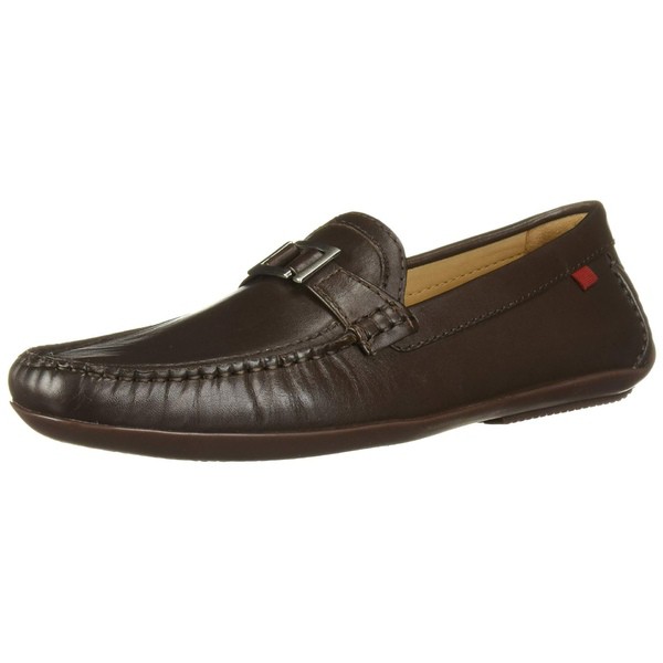 マークジョセフニューヨーク メンズ スリッポン・ローファー シューズ Men's Made in Brazil Leather/Metal Bit Driving Loafer Brown Na