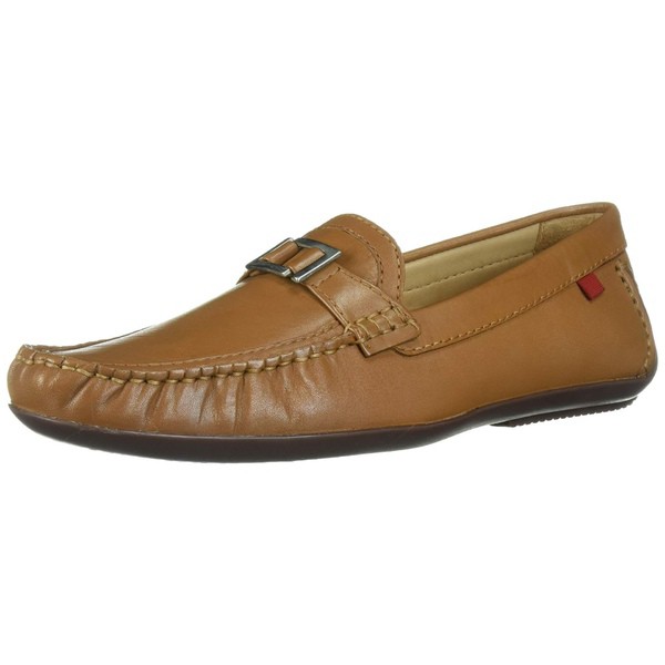 マークジョセフニューヨーク メンズ スリッポン・ローファー シューズ Men's Made in Brazil Leather/Metal Bit Driving Loafer Tan Napp