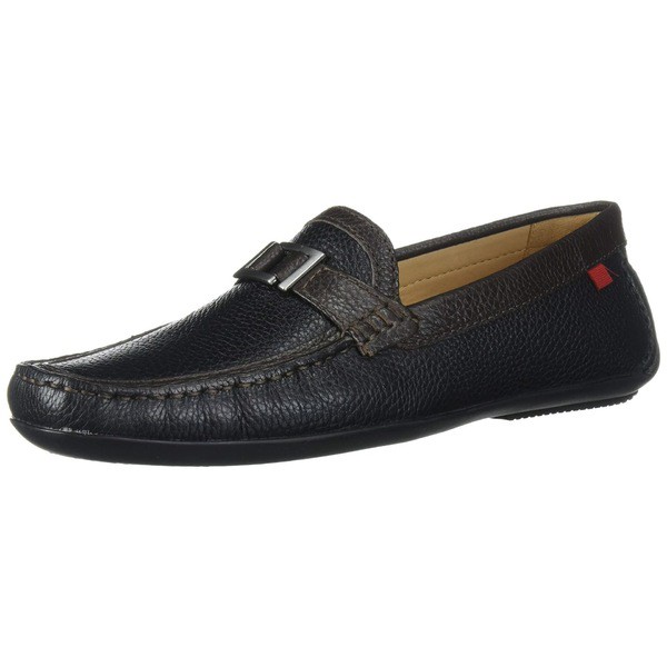 マークジョセフニューヨーク メンズ スリッポン・ローファー シューズ Men's Made in Brazil Leather/Metal Bit Driving Loafer Black Gr