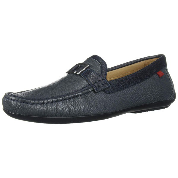 マークジョセフニューヨーク メンズ スリッポン・ローファー シューズ Men's Made in Brazil Leather/Metal Bit Driving Loafer Grey Gra