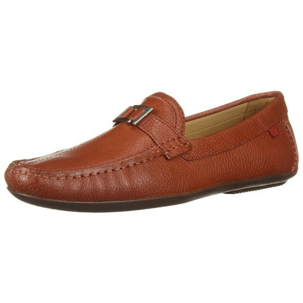 マークジョセフニューヨーク メンズ スリッポン・ローファー シューズ Men's Made in Brazil Leather/Metal Bit Driving Loafer Rust Gra