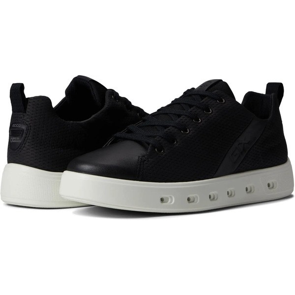 エコー メンズ スニーカー シューズ Street 720 Vented GORE-TEX Waterproof Athletic Sneaker Black/Black