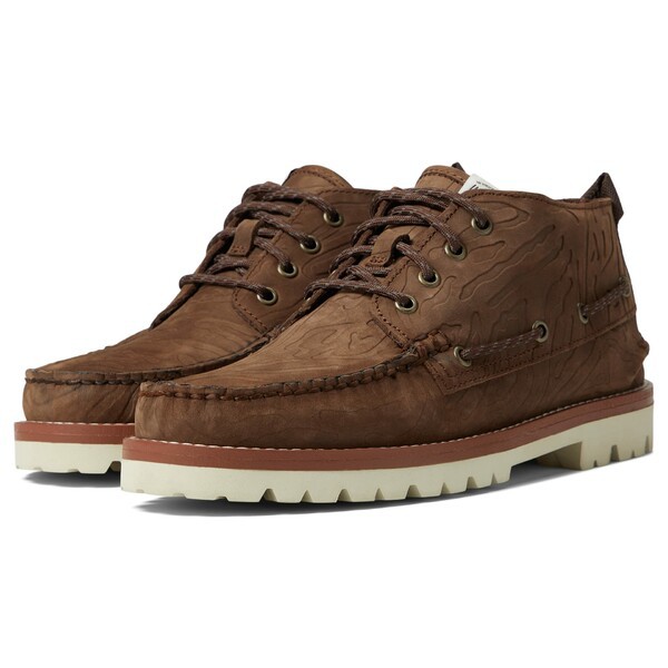 スペリー メンズ ブーツ＆レインブーツ シューズ Sperry X Herschel Authentic Original Lug Chukka Brown