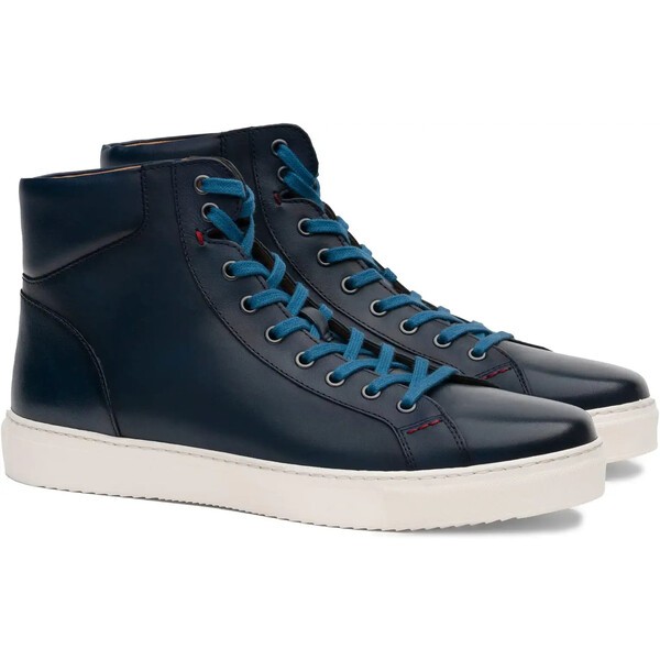 モラル コード メンズ スニーカー シューズ Donald Driver Thrive High-Top Sneaker Navy