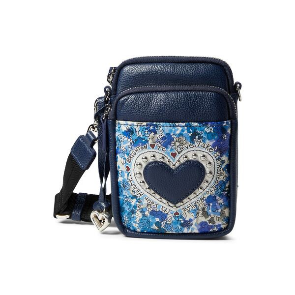 ブライトン レディース ハンドバッグ バッグ Love Bouquet Utility Pouch Bag Midnight