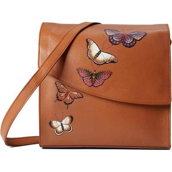 アヌシュカ レディース ハンドバッグ バッグ Flap Messenger Crossbody 692 Butterfly Honey