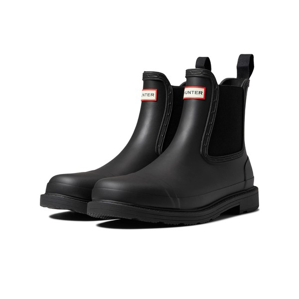 ハンター レディース ブーツ＆レインブーツ シューズ Commando Chelsea Boot Black