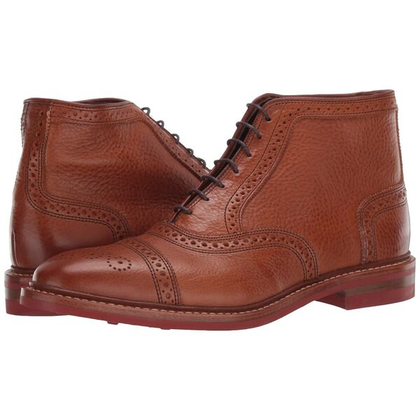 アレン エドモンズ メンズ ブーツ＆レインブーツ シューズ Men's Hamilton Cap Toes Ankle Boot Cognac