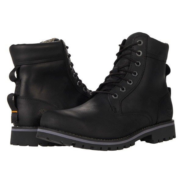 ティンバーランド メンズ ブーツ＆レインブーツ シューズ Rugged Waterproof II 6" Plain Toe Boot Jet Black