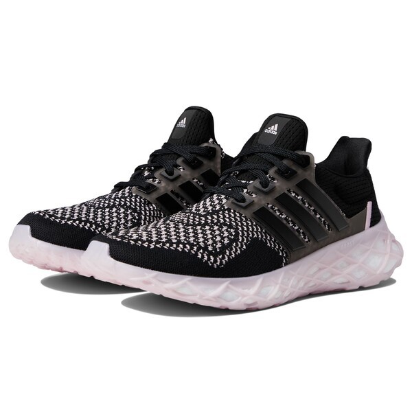 アディダス レディース スニーカー シューズ Ultraboost Web Alphaskin Black/Black/Clear Pink