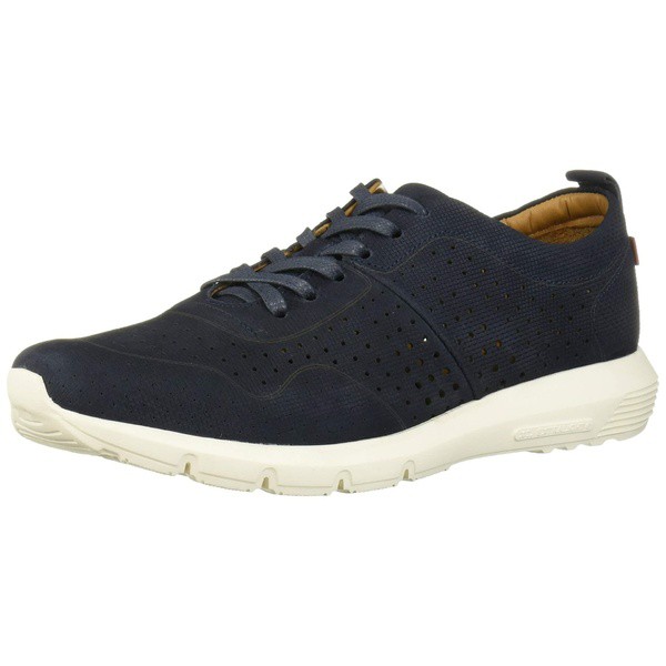 マークジョセフニューヨーク メンズ スニーカー シューズ Men's Leather Made in Brazil Grand Central Sneaker Blue Zig-zag Nubuck