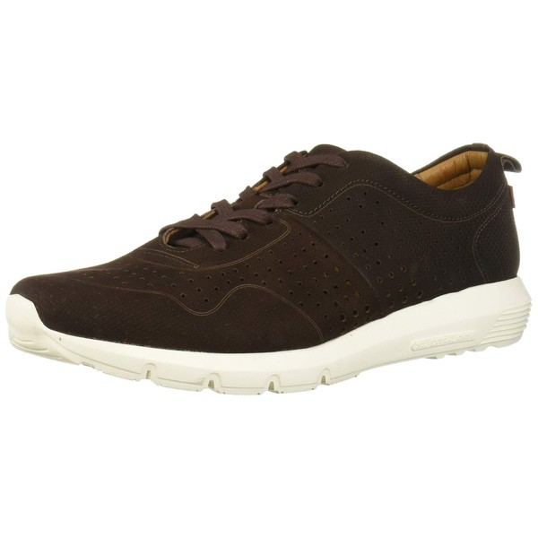 マークジョセフニューヨーク メンズ スニーカー シューズ Men's Leather Made in Brazil Grand Central Sneaker Brown Zig-zag Nubuck