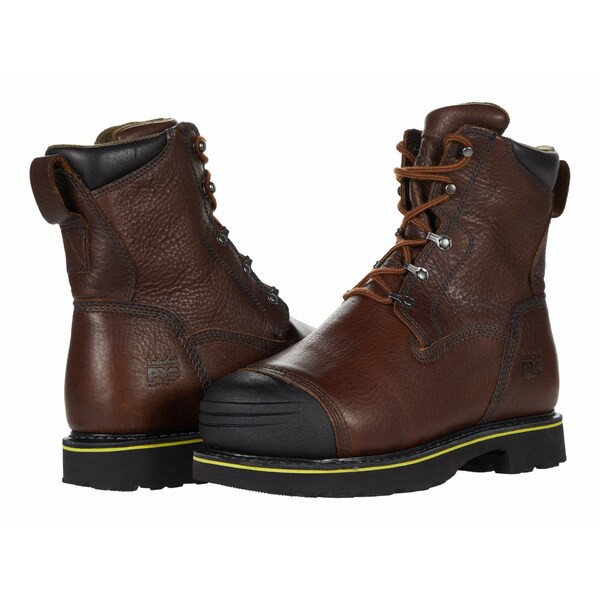 ティンバーランド メンズ ブーツ＆レインブーツ シューズ Bannack 9" Alloy Safety Toe Met Guard Brown