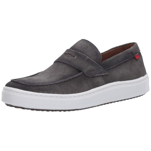 マークジョセフニューヨーク メンズ スニーカー シューズ Men's Leather Made in Brazil Luxury Comfortable Penny Detail Sneaker Grey