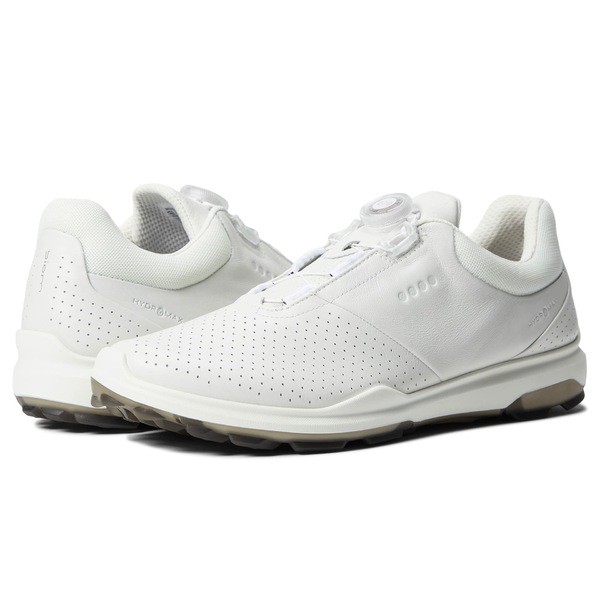 エコー メンズ スニーカー シューズ Biom Hybrid 3 BOA Hydromax Water Resistant Golf Shoe White