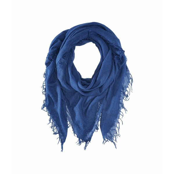 チャンルー レディース マフラー・ストール・スカーフ アクセサリー Cashmere and Silk Scarf Medieval Blue