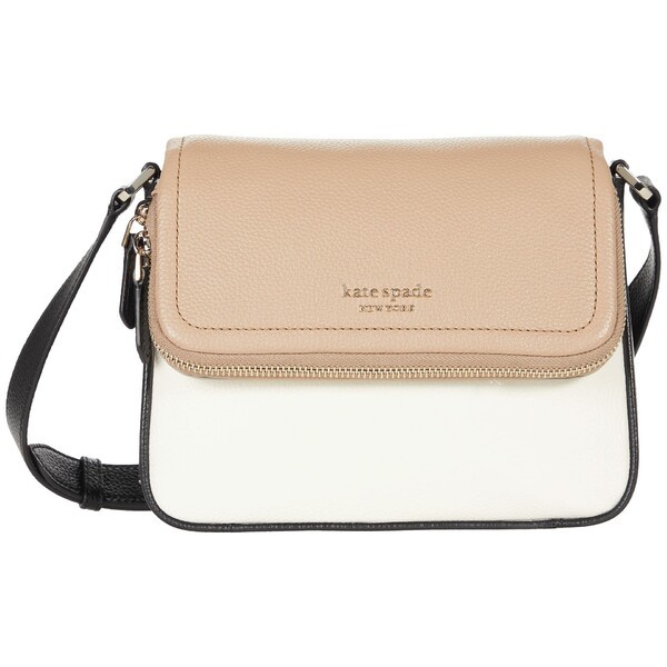 ケイト スペード レディース ハンドバッグ バッグ Run Around Large Flap Crossbody Black Multi