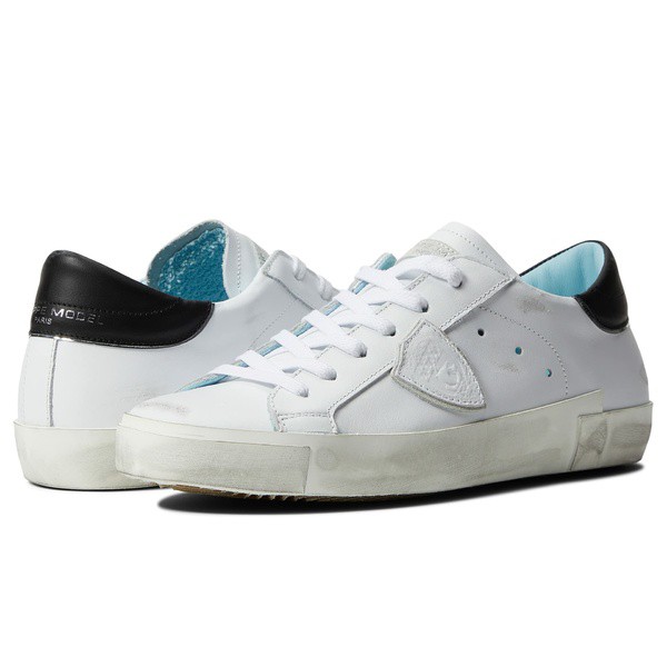 フィリップモデル レディース スニーカー シューズ PRSX Low Sneaker Veau/Blanc Noir