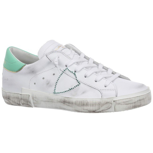 フィリップモデル レディース スニーカー シューズ PRSX Low Sneaker Broderie Pop/Blanc Eau