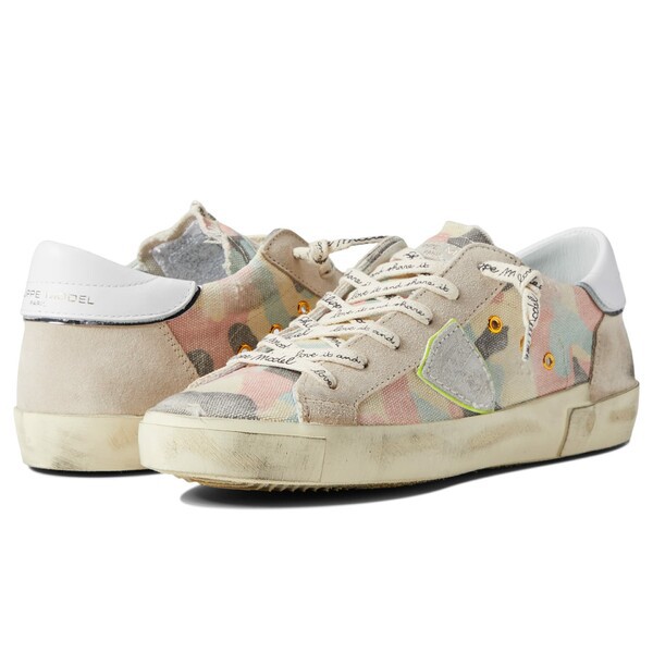 フィリップモデル レディース スニーカー シューズ PRSX Low Sneaker Camouflage/Buerre Jaune