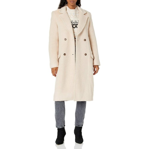 アストール レディース コート アウター Women's Blair Double Breasted Below The Knee Coat Taupe