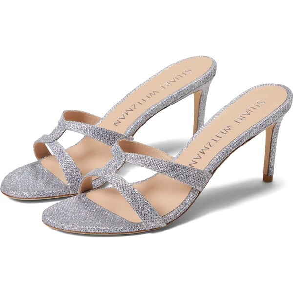 スチュアート ワイツマン レディース ヒール シューズ Soiree Sleek 75 Sandal Silver