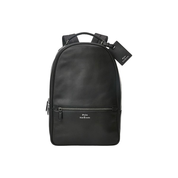 ラルフローレン メンズ バックパック・リュックサック バッグ Leather Backpack Black