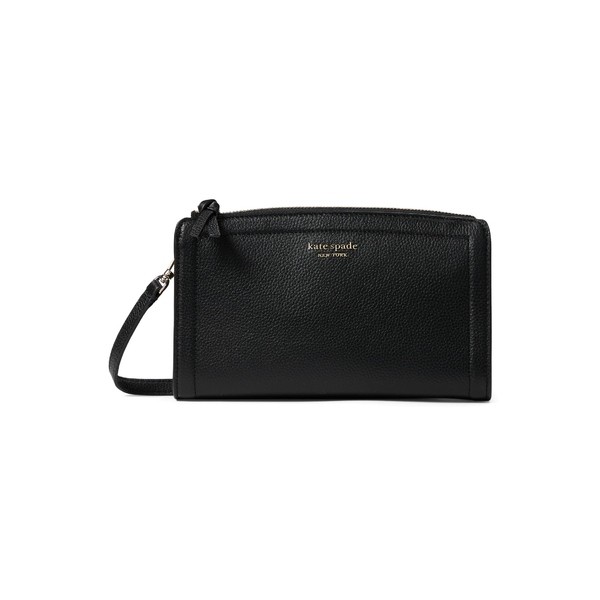 ケイト スペード レディース ハンドバッグ バッグ Knott Pebbled Leather Small Crossbody Black