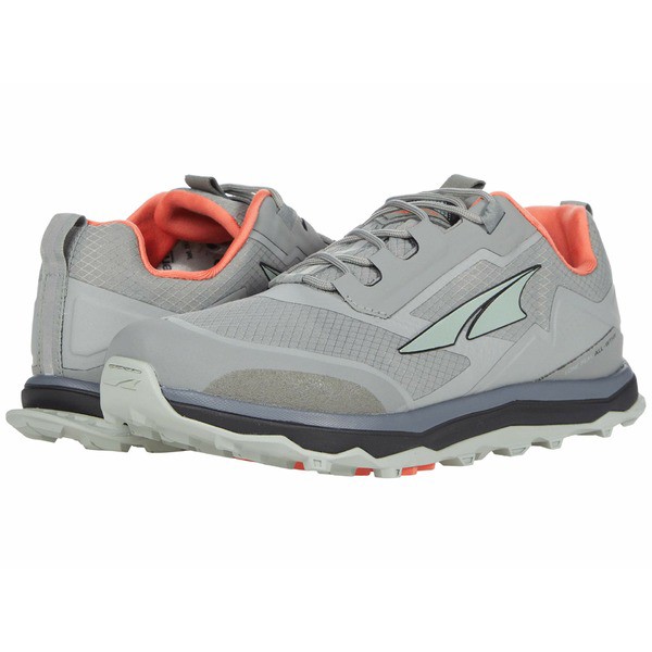 オルトラ レディース スニーカー シューズ Lone Peak All-Wthr Low Gray/Orange