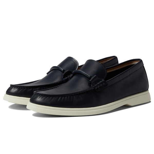 ヒューゴボス メンズ スリッポン・ローファー シューズ Sienne Moccasin Navy