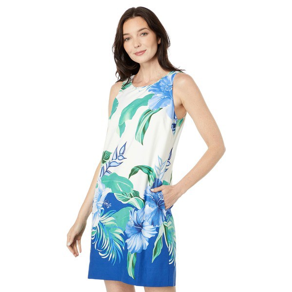 トッミーバハマ レディース ワンピース トップス Floridian Floral Shift Dress Coconut