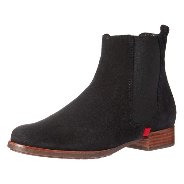 マークジョセフニューヨーク レディース ブーツ＆レインブーツ シューズ Women's Leather Made in Brazil Ankle Bootie Boot Black Suede