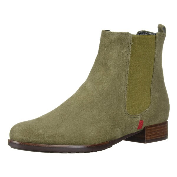 マークジョセフニューヨーク レディース ブーツ＆レインブーツ シューズ Women's Leather Made in Brazil Ankle Bootie Boot Olive Suede